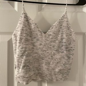 pac sun grey cropped tank/size M